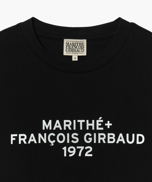 MARITHE◆LETTERING LOGO OVERSIZED TEE シンプル ロゴ 韓国人気 LETTERING LOGO OVERSIZED TEE（Tシャツ/カットソー）｜MARITHE