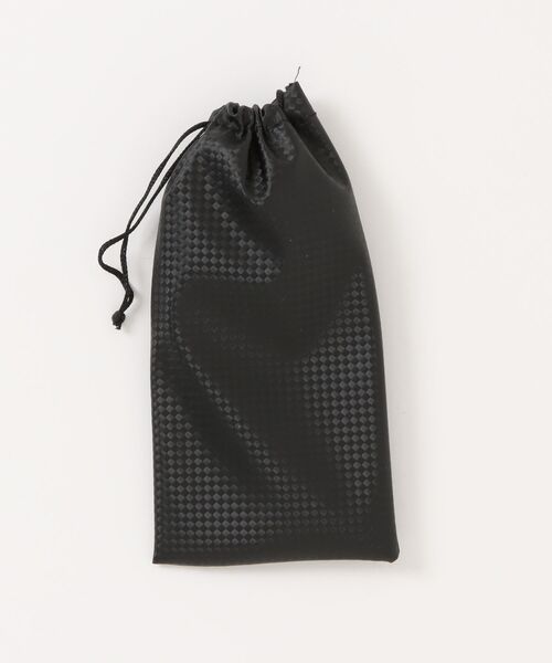 Chikashitsu +（チカシツプラス）の「【Chikashitsu +】square frame sunglasses 4 / 【チカシツプラス】スクエアフレームアイグラス（サングラス・メンズ・ブラック・ONE SIZE）」の4枚目の写真