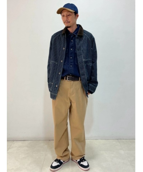 ギャップ　デニム　ストライプ　チョア　ジャケット　M GAP｜(M)デニム ストライプ チョアジャケット | Rakuten Fashion