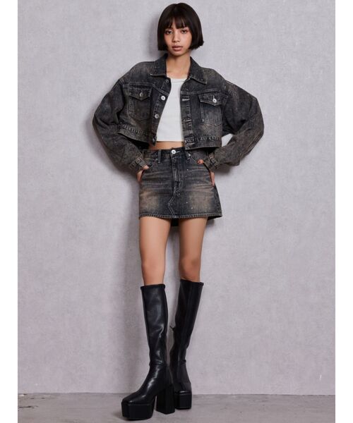 bijouデニムスカートライクショートパンツ（デニムスカート）｜GYDA