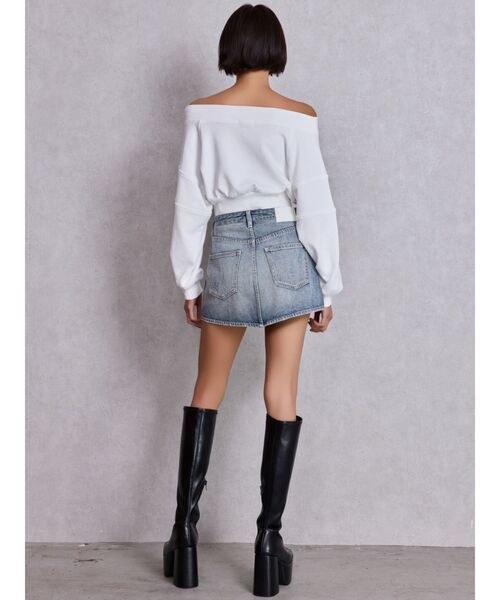 bijouデニムスカートライクショートパンツ（デニムスカート）｜GYDA