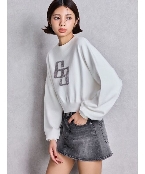 GYDA（ジェイダ）の「bijouデニムスカートライクショートパンツ（デニムスカート・レディース・ブラック/ライトブルー/インディゴブルー・X-SMALL/SMALL/MEDIUM）」の11枚目の写真