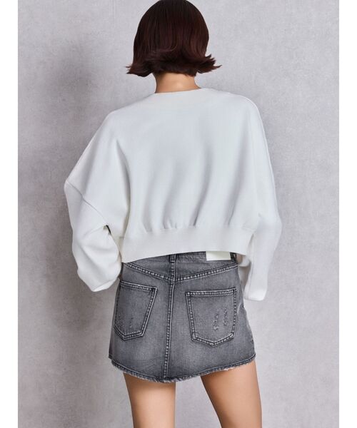 GYDA（ジェイダ）の「bijouデニムスカートライクショートパンツ（デニムスカート・レディース・ブラック/ライトブルー/インディゴブルー・X-SMALL/SMALL/MEDIUM）」の12枚目の写真