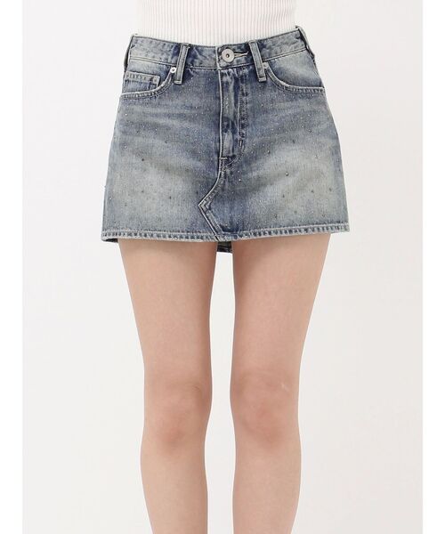 bijouデニムスカートライクショートパンツ（デニムスカート）｜GYDA