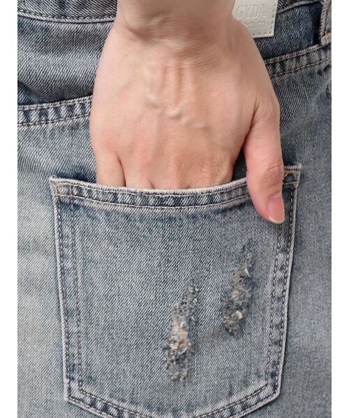 bijouデニムスカートライクショートパンツ（デニムスカート