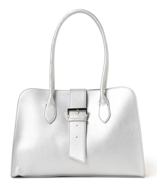 Ray BEAMS（レイビームス）の「RBS / ベルテッド トート バッグ（トートバッグ・レディース・シルバー/ブラック・ONE SIZE）」の3枚目の写真