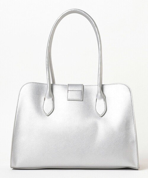 Ray BEAMS（レイビームス）の「RBS / ベルテッド トート バッグ（トートバッグ・レディース・シルバー/ブラック・ONE SIZE）」の5枚目の写真