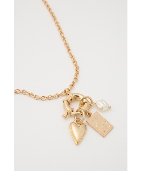 MOUSSY(マウジー)の「MANY CHARMS ネックレス(ネックレス・レディース・シルバー/ゴールド・FREE)」の4枚目の写真