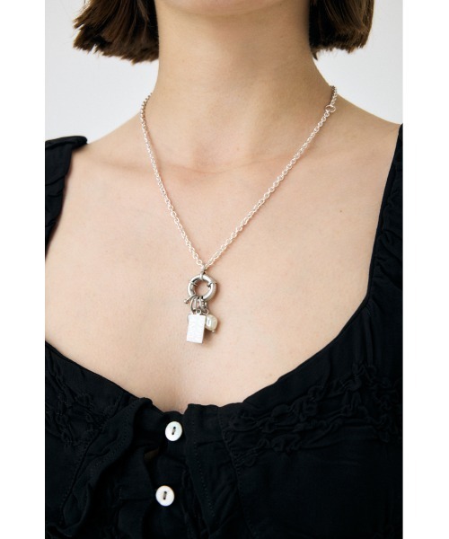 MOUSSY(マウジー)の「MANY CHARMS ネックレス(ネックレス・レディース・シルバー/ゴールド・FREE)」の7枚目の写真
