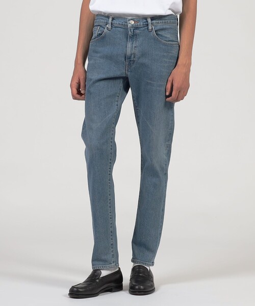 EDWIN（エドウィン）の「【別注】EDWIN SLIM TAPPERED USED デニムパンツ（デニムパンツ・メンズ・ブルー・29/31/33）」の2枚目の写真