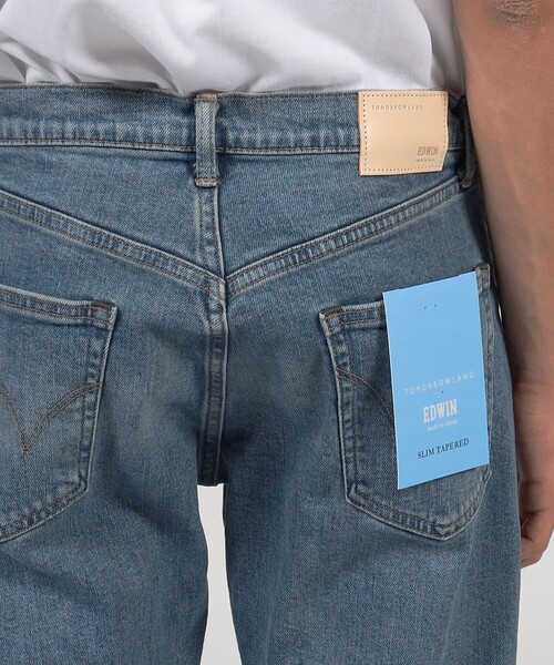 EDWIN（エドウィン）の「【別注】EDWIN SLIM TAPPERED USED デニムパンツ（デニムパンツ・メンズ・ブルー・29/31/33）」の7枚目の写真
