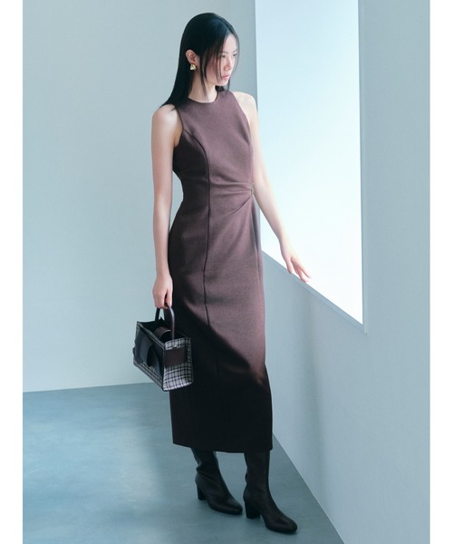 FRAY I.D(フレイアイディー)の「【ルエル】チェックリボンミドルバッグ(ショルダーバッグ・レディース・ベージュ/ブラウン・F)」の8枚目の写真