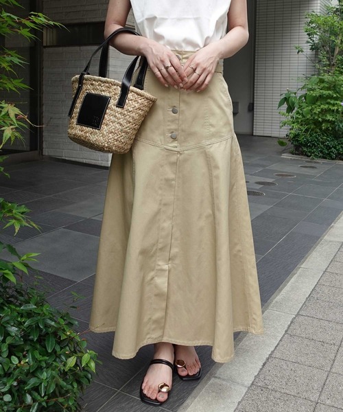 ヨークフレアチノスカート（デニムスカート）｜CORNERS（コーナーズ