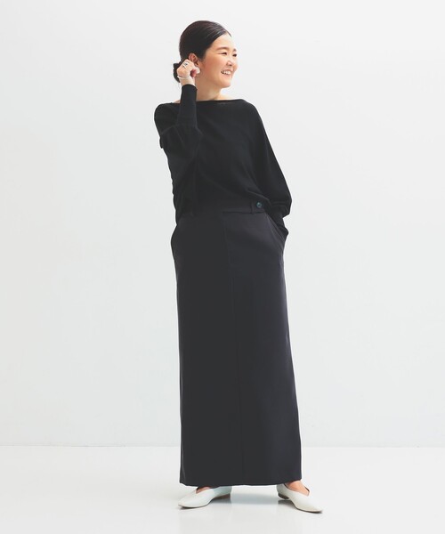 Demi-Luxe BEAMS（デミルクス ビームス）の「ローウエスト レディ スカート .M（スカート・レディース・ブラック/チャコールグレー/レッド系その他・36/38）」の10枚目の写真