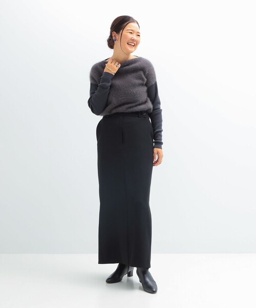 Demi-Luxe BEAMS（デミルクス ビームス）の「ローウエスト レディ スカート .M（スカート・レディース・ブラック/チャコールグレー/レッド系その他・36/38）」の16枚目の写真