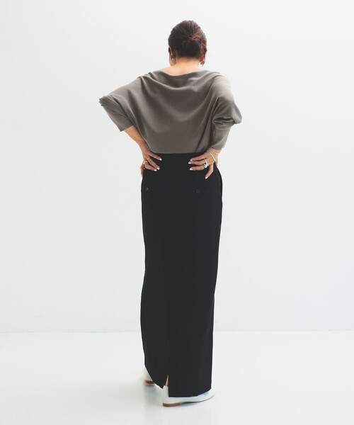 Demi-Luxe BEAMS（デミルクス ビームス）の「ローウエスト レディ スカート .M（スカート・レディース・ブラック/チャコールグレー/レッド系その他・36/38）」の20枚目の写真