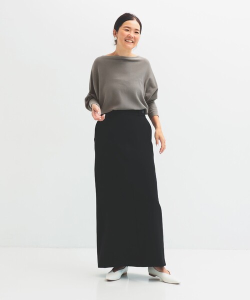 Demi-Luxe BEAMS（デミルクス ビームス）の「ローウエスト レディ スカート .M（スカート・レディース・ブラック/チャコールグレー/レッド系その他・36/38）」の21枚目の写真