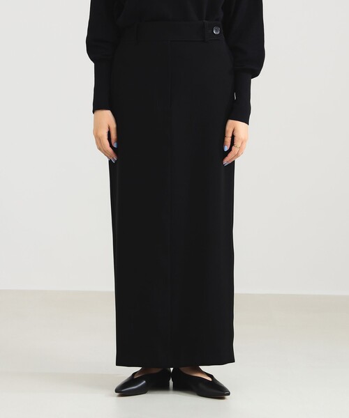 Demi-Luxe BEAMS（デミルクス ビームス）の「ローウエスト レディ スカート .M［手洗い可］（スカート・レディース・ブラック/チャコールグレー/レッド系その他・36/38）」の19枚目の写真