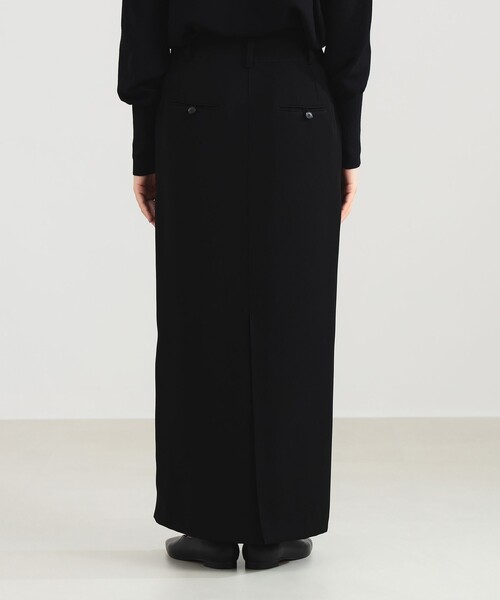 Demi-Luxe BEAMS（デミルクス ビームス）の「ローウエスト レディ スカート .M［手洗い可］（スカート・レディース・ブラック/チャコールグレー/レッド系その他・36/38）」の21枚目の写真