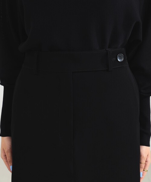 Demi-Luxe BEAMS（デミルクス ビームス）の「ローウエスト レディ スカート .M［手洗い可］（スカート・レディース・ブラック/チャコールグレー/レッド系その他・36/38）」の22枚目の写真