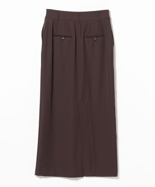 Demi-Luxe BEAMS（デミルクス ビームス）の「ローウエスト レディ スカート .M［手洗い可］（スカート・レディース・ブラック/チャコールグレー/レッド系その他・36/38）」の4枚目の写真