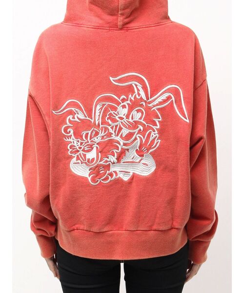 GYDA（ジェイダ）の「GENUINE BUNNYスウェットパーカー（パーカー・レディース・オフホワイト/ブラック/ネイビー/レッド・FREE）」の18枚目の写真