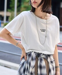 【新色登場】coen（コーエン）ロゴ刺繍コンパクトTシャツ