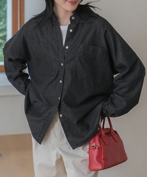 THE CRAFT CREW PRODUCTS | マルチファンクショナル オーバーサイズライトウェイトデニムシャツ【THE CRAFT CREW PRODUCTS】(シャツ/ブラウス)