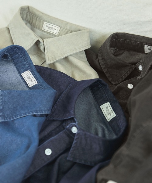 THE CRAFT CREW PRODUCTS（ザクラフトクループロダクツ）の「マルチファンクショナル オーバーサイズライトウェイトデニムシャツ【THE CRAFT CREW PRODUCTS】（シャツ/ブラウス・レディース・ネイビー/ブラック/ブルー/グレー系・M/L）」の6枚目の写真