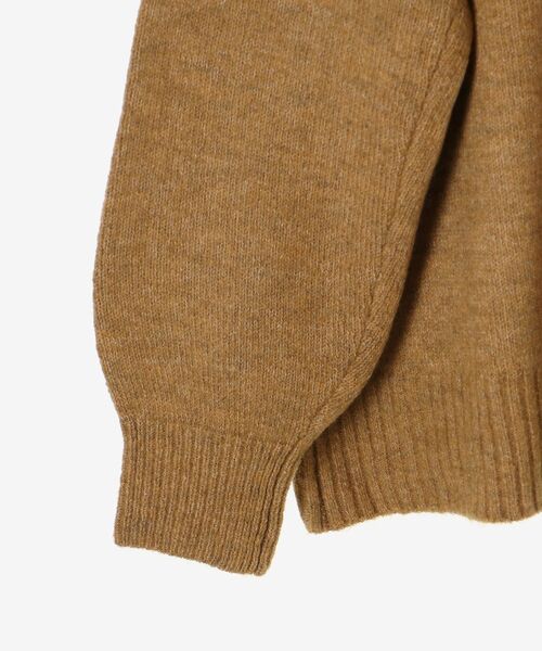 le.coeur blanc（ルクールブラン）の「《WEB限定アイテム》ウォッシャブルVネックワイドカーディガン（カーディガン/ボレロ・レディース・チャコールグレー/レッド/キャメル/ブルー/オフホワイト・38）」の9枚目の写真