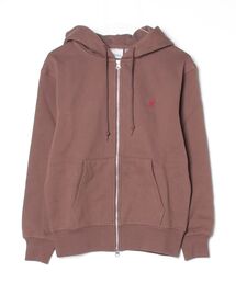 ONE POINT ZIP HOODED SWEATSHIRT|ワンポイントジップフーデッドスウェットシャツ Gramicci グラミチ