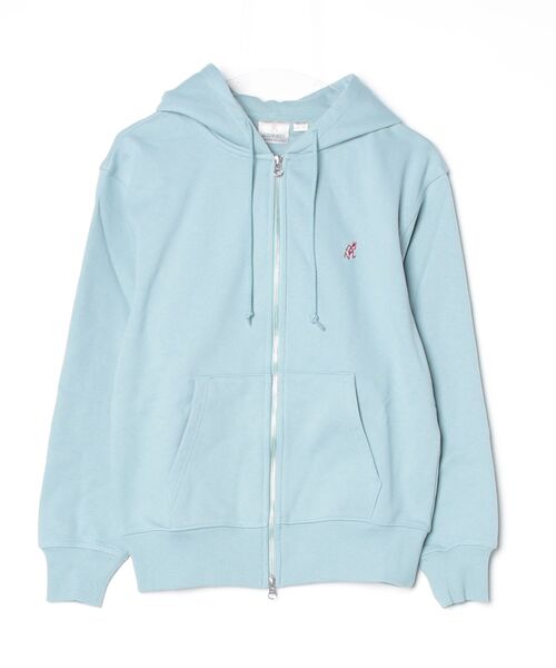 Gramicci(グラミチ)の「ONE POINT ZIP HOODED SWEATSHIRT|ワンポイントジップフーデッドスウェットシャツ Gramicci グラミチ(パーカー・メンズ・ヘザーグレー/ダークブラウン系/ダークネイビー/オレンジ/グレー系その他/ブラック系その他/レッド/ライトブルー/ブラウン/グレー系その他3・S/M/L/XL/XXL/XS)」の8枚目の写真