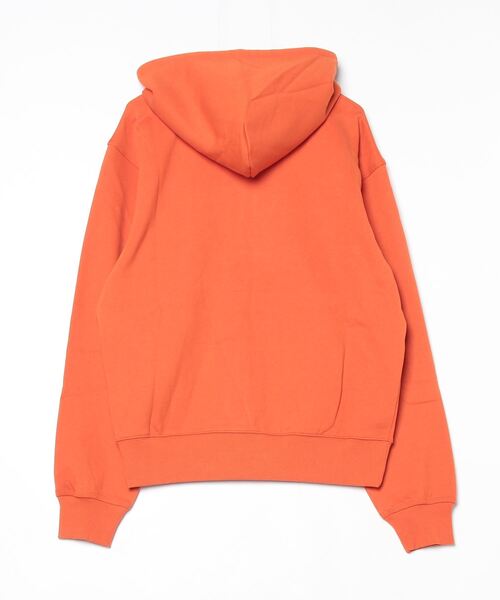 Gramicci（グラミチ）の「ONE POINT ZIP HOODED SWEATSHIRT｜ワンポイントジップフーデッドスウェットシャツ（パーカー・メンズ・ヘザーグレー/ダークブラウン系/ダークネイビー/オレンジ/グレー系その他/ブラック系その他/レッド・S/M/L/XL/XXL）」の15枚目の写真