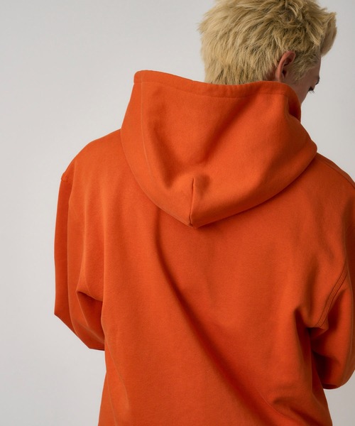ONE POINT ZIP HOODED SWEATSHIRT｜ワンポイントジップフーデッド