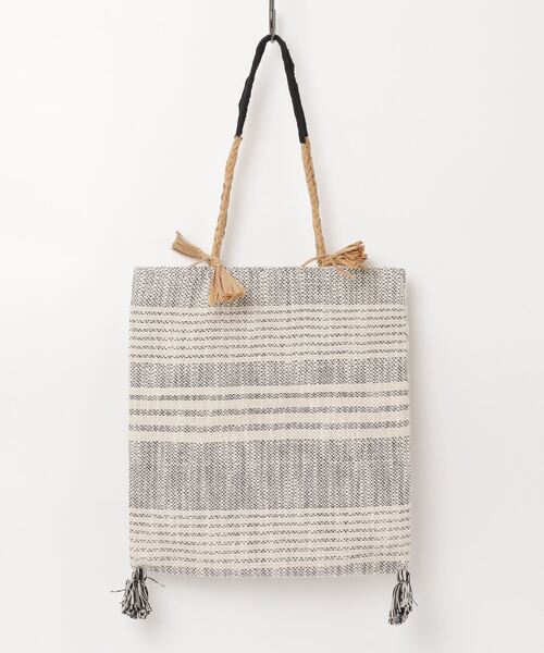 MAISON mou（メゾンムー）の「【Swaraj/スワラージ】薄マチジャガードトート（手織り生地）（トートバッグ・レディース・その他1/その他3/その他2・FREE）」の4枚目の写真
