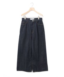 MARMARMAR（マーマーマー）の「MARMARMAR ワイドデニム(ワンウォッシュ)（デニムパンツ・レディース）」
