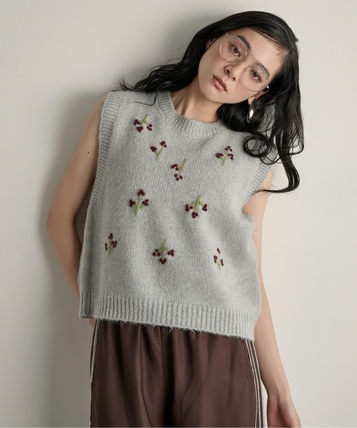 nagonstans ／ニットベスト プルオーバー ナゴンスタンス nagonstans ニットベスト プルオーバー nagonstans