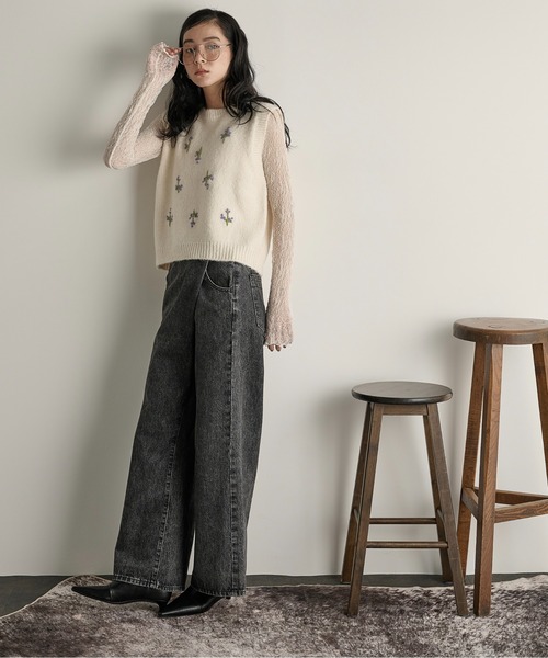 20471120 hyoma 刺繍ニットベスト グレー 琳派 20471120 hyoma 刺繍ニットベスト グレー 琳派 20471120 hyoma 刺繍