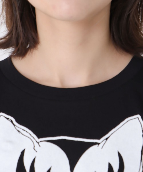 Cepica（セピカ）の「【BLACK SCORE】PUSS COL CROPPED T（Tシャツ/カットソー・レディース・ブラック・FREE）」の9枚目の写真