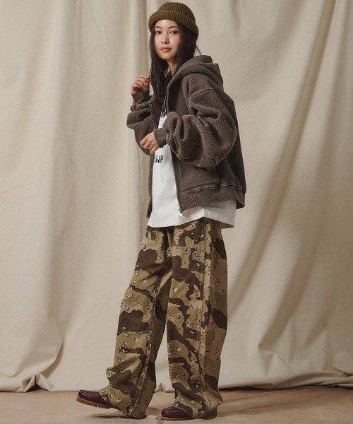 Universal Style Wear（ユニバーサルスタイルウェア）の「Universal Style Wear CAMO カーブ パンツ（その他パンツ・メンズ・グレー系カモフラージュ/デザートカモ/リアルツリーカモ・MEDIUM/LARGE/X-LARGE）」の4枚目の写真