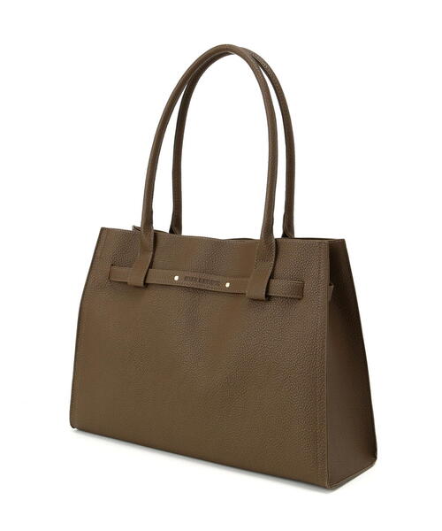 NATURAL BEAUTY BASIC（ナチュラルビューティーベーシック）の「◇ベルテッドシュリンクトートバッグ（トートバッグ・レディース・ブラック/ブラウン・ﾌﾘ-）」の13枚目の写真