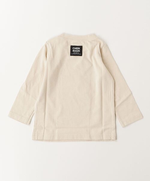 CHEEK ROOM（チークルーム）の「CHEEK ROOM/チークルーム ラーメン　ロングＴシャツ（Tシャツ/カットソー・キッズ・アイボリー/イエロー/レッド・80ｃｍ/90cm/100cm/110cm/120cm/130cm）」の4枚目の写真