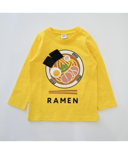 CHEEK ROOM（チークルーム）の「CHEEK ROOM/チークルーム ラーメン　ロングＴシャツ（Tシャツ/カットソー・キッズ・アイボリー/イエロー/レッド・80ｃｍ/90cm/100cm/110cm/120cm/130cm）」の20枚目の写真
