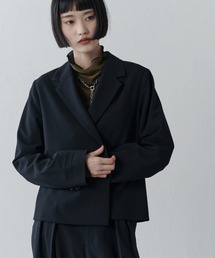 【美品】 Lui’s （ルイス） オーバーサイズ テーラード ジャケット 黒 S Lui's（ルイス）の「オーバーダブルジャケット(セットアップ対応