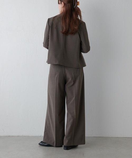 Lui's(ルイス)の「ショートセミダブルジャケット(テーラードジャケット・レディース・ブラック/ブラウン・FREE)」の19枚目の写真