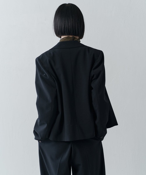 セール】ショートセミダブルジャケット（テーラードジャケット