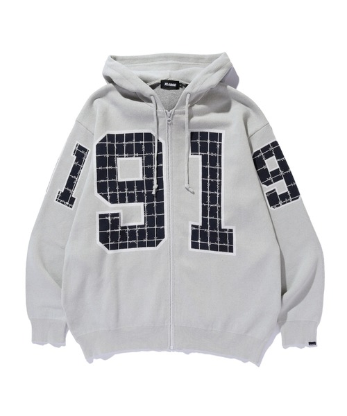 セール】JACQUARD BARBED WIRE ZIP KNIT（ニット/セーター）｜XLARGE