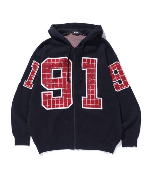 JACQUARD BARBED WIRE ZIP KNIT（ニット/セーター）｜XLARGE