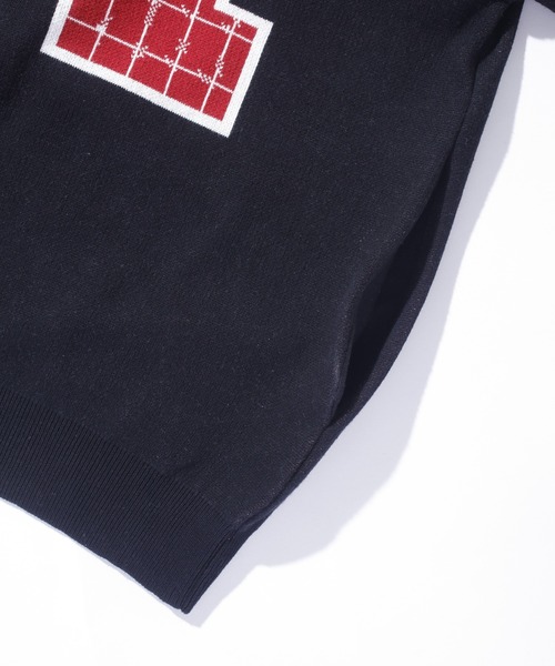 XLARGE(エクストララージ)の「JACQUARD BARBED WIRE ZIP KNIT(ニット/セーター・メンズ・グレー/ブラウン/ブラック・XL/L/M/S)」の8枚目の写真