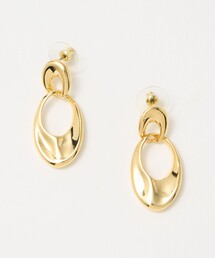 green label relaxing | Wオーバルリング ピアス(ピアス（両耳用）)